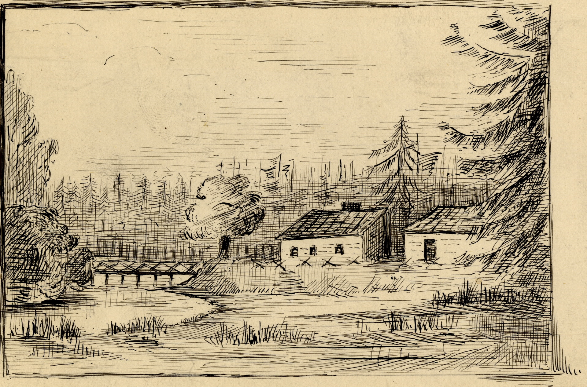 John Scadding Cabin and the Don River
