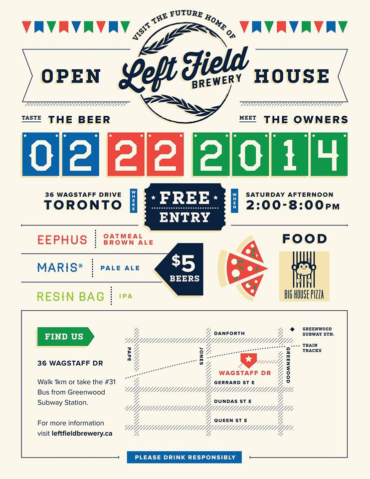 left field brewery open house