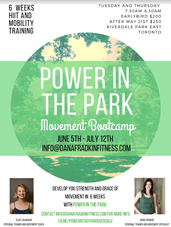 POWER IN THE PARK BOOTCAMP!